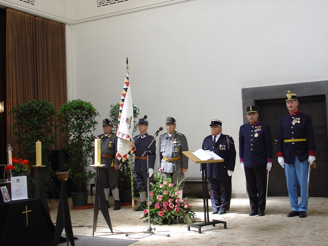 Begräbnis Hauptmann Heinzjörg Ecker Innsbruck