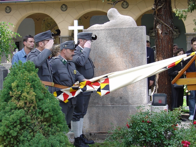 Begräbnis Hauptmann Heinzjörg Ecker Innsbruck